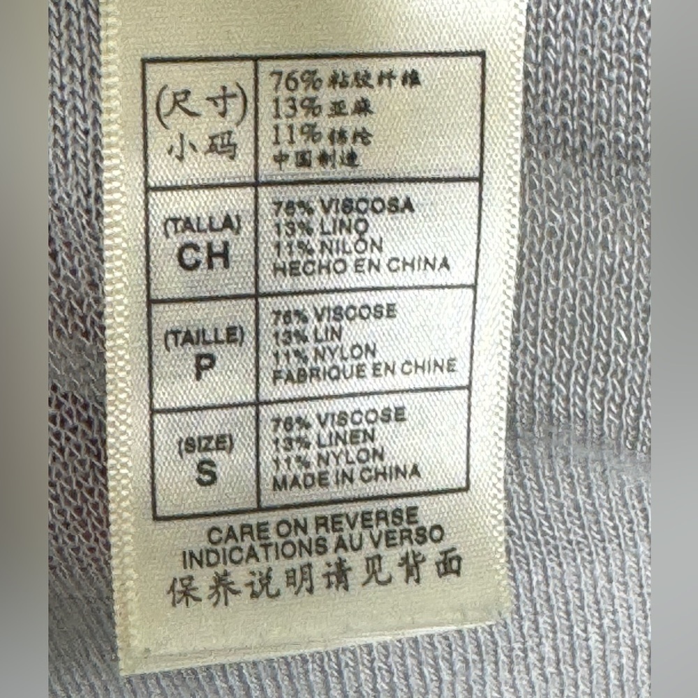 Max Studio Open Poncho Cardigan - Size Small - Picture 4 of 4